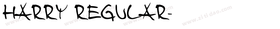 Harry Regular字体转换